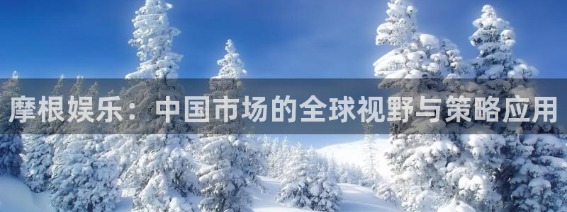 sbobet利记那个爆率高：摩根娱乐：中国市场的全球视野与策略应用