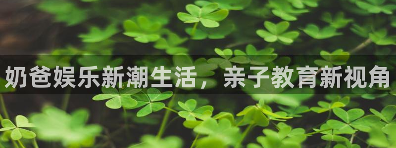 sbobet利记平台app下载：奶爸娱乐新潮生活，亲子教育新视角