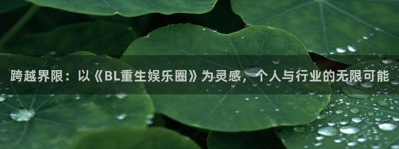 sbobet利记游app：跨越界限：以《BL重生娱乐圈》为灵感，个人与行业的无限可能